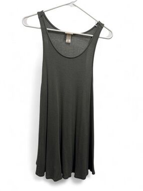 Mossimo Supply Co. Olive Green Scoop Neck Tank Top